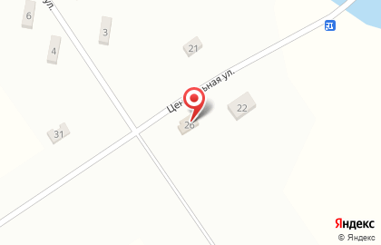 Волна на Центральной улице на карте