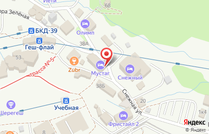 Гостиница Mustag на карте