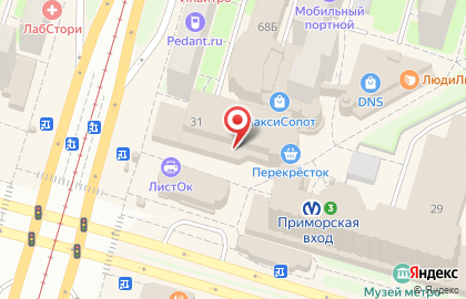 Салон оптики NEXT в Василеостровском районе на карте
