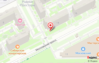 Парикмахерская Манхэттен на Московском проспекте на карте