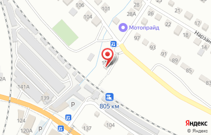 Продовольственный магазин на Краснодарской улице на карте