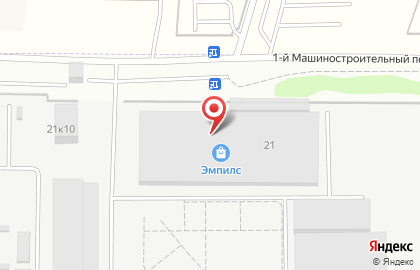 ЗАО Банкомат, Банк ВТБ 24 в 1-ом Машиностроительном переулке на карте