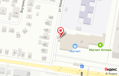Продуктовый магазин Татьяна в Тракторозаводском районе на карте