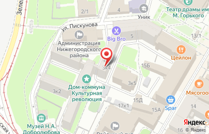 Стоматологическая клиника Надежда в Нижнем Новгороде на карте