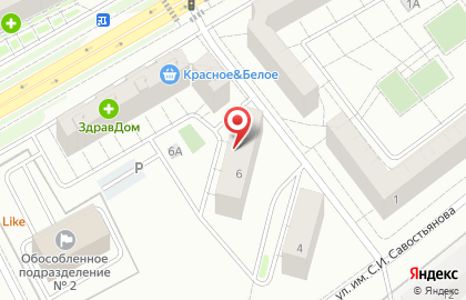 Автомат по продаже воды Живая вода в Тамбове на карте