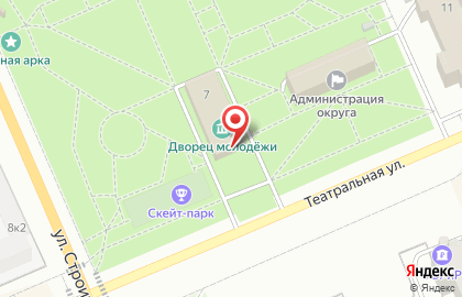 Дворец молодежи в Екатеринбурге на карте