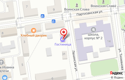 Гостиница в Пскове на карте