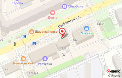 Западно-Сибирский филиал Банкомат, РОСБАНК на Выборной улице, 142/5 на карте