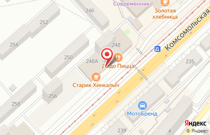 Книжно-канцелярский магазин Оптимист в Заводском районе на карте