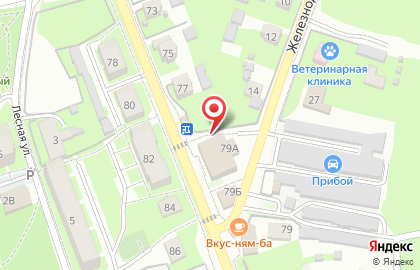 Магазин мебели в Калининграде на карте