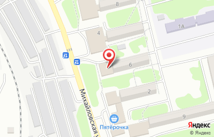 Магазин мебели Мебель Град на Михайловской улице на карте