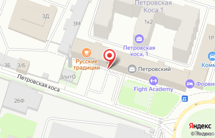 Петровский век на Петровской улице на карте