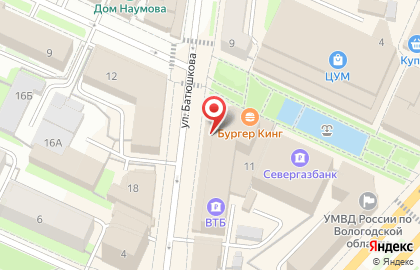 Союз на улице Батюшкова на карте