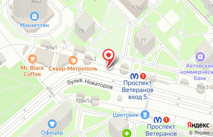 Магазин цветов в Санкт-Петербурге на карте