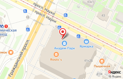 Магазин ортопедических матрасов и товаров для сна Askona на Гражданском проспектк, 41 к 2 на карте