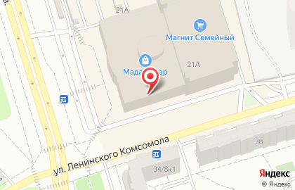 Тир Tactik на улице Ленинского Комсомола на карте