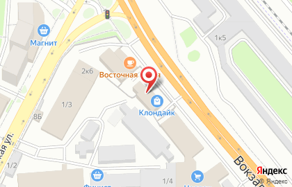 Шиномонтажная мастерская на Вокзальной, ИП Емельянов В.В. на карте