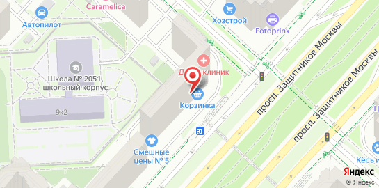 Логопедический кабинет Буду говорить на проспекте Защитников Москвы на карте