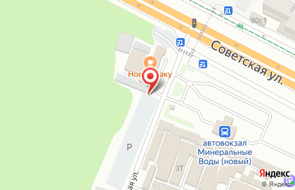 Киоск быстрого питания Горячие пирожки в Минеральных Водах на карте