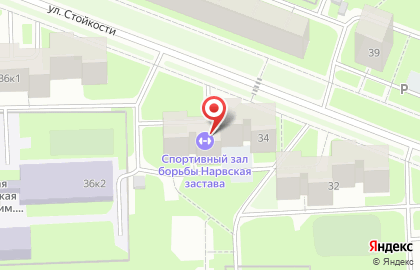 Территориальный центр социального обслуживания Кировского района на улице Стойкости на карте