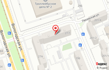 Парикмахерская Микс в Орджоникидзевском районе на карте