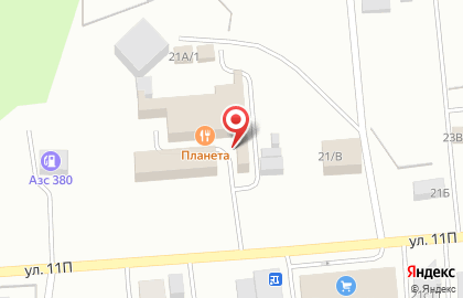 Ресторан Планета на Индустриальной улице на карте