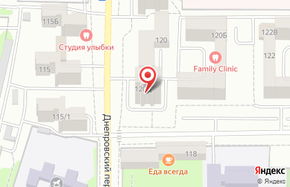 Casada в Днепровском переулке на карте