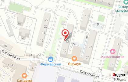 Торгово-производственная фирма Альфа в Московском районе на карте