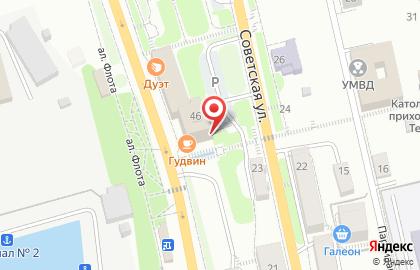 Российская объединенная демократическая партия Яблоко в Петропавловске-Камчатском на карте