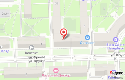 Автошкола №4 городской центр автомотоспорта в Московском районе на карте