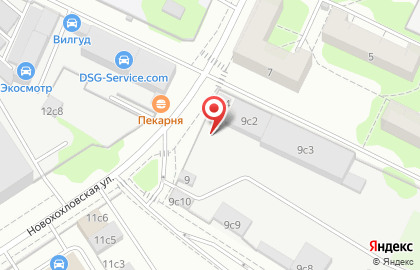Простор на Новохохловской улице на карте