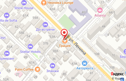 Столовая Грация на улице Свердлова на карте