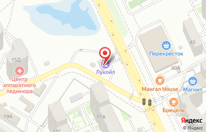 СТО Лукойл на бульваре 30-летия Победы на карте