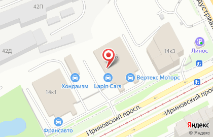 Торгово-установочный центр Mobiglass на метро Ладожская на карте