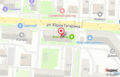 Медицинский центр Ваше здоровье на улице Юрия Гагарина на карте