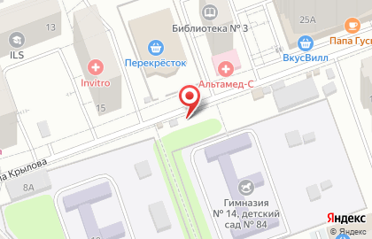 Сеть булочных Каравай СВ на бульваре Маршала Крылова на карте