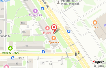 Евросеть на Красноармейской улице на карте