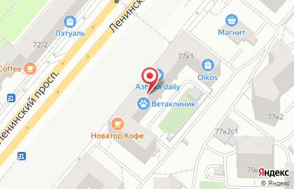 Ремонт ноутбуков Ленинский проспект в Гагаринском районе на карте