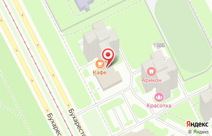 Автошкола Виктория на Бухарестской улице на карте