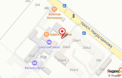 Царский двор в Кировском районе на карте