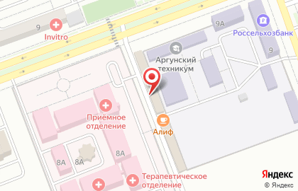 Продуктовый магазин Руслан в Грозном на карте