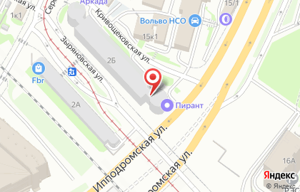 Центр Пирант на Серебренниковской улице на карте
