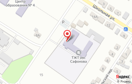 Техникум железнодорожного транспорта им. Б.Ф. Сафонова в Туле на карте