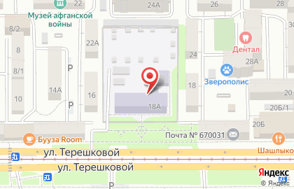 Детский сад Теремок №56 в Октябрьском районе на карте