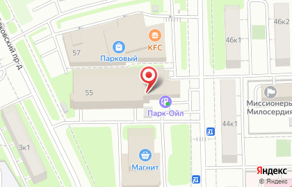 Установочный центр Skolovnet-msk на 3-й Парковой улице на карте