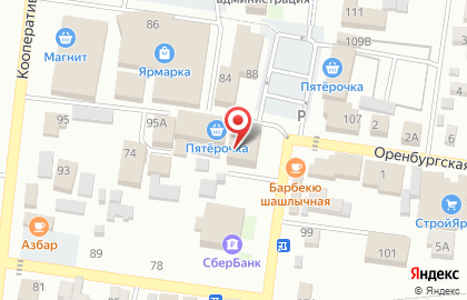 Супермаркет Пятёрочка на Комсомольской на карте