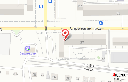 Салон-парикмахерская Бенефис в Орджоникидзевском районе на карте