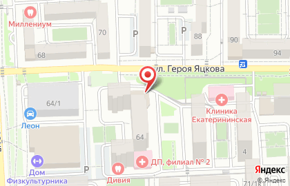 Супермаркет Пятёрочка на Восточно-Кругликовской улице на карте