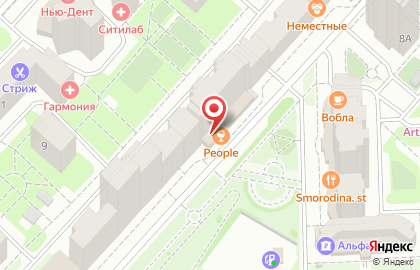 Бар Штольня в Октябрьском районе на карте