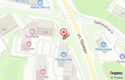 Сеть киосков и магазинов свежей выпечки Метро-II на улице Правды, 40 киоск на карте